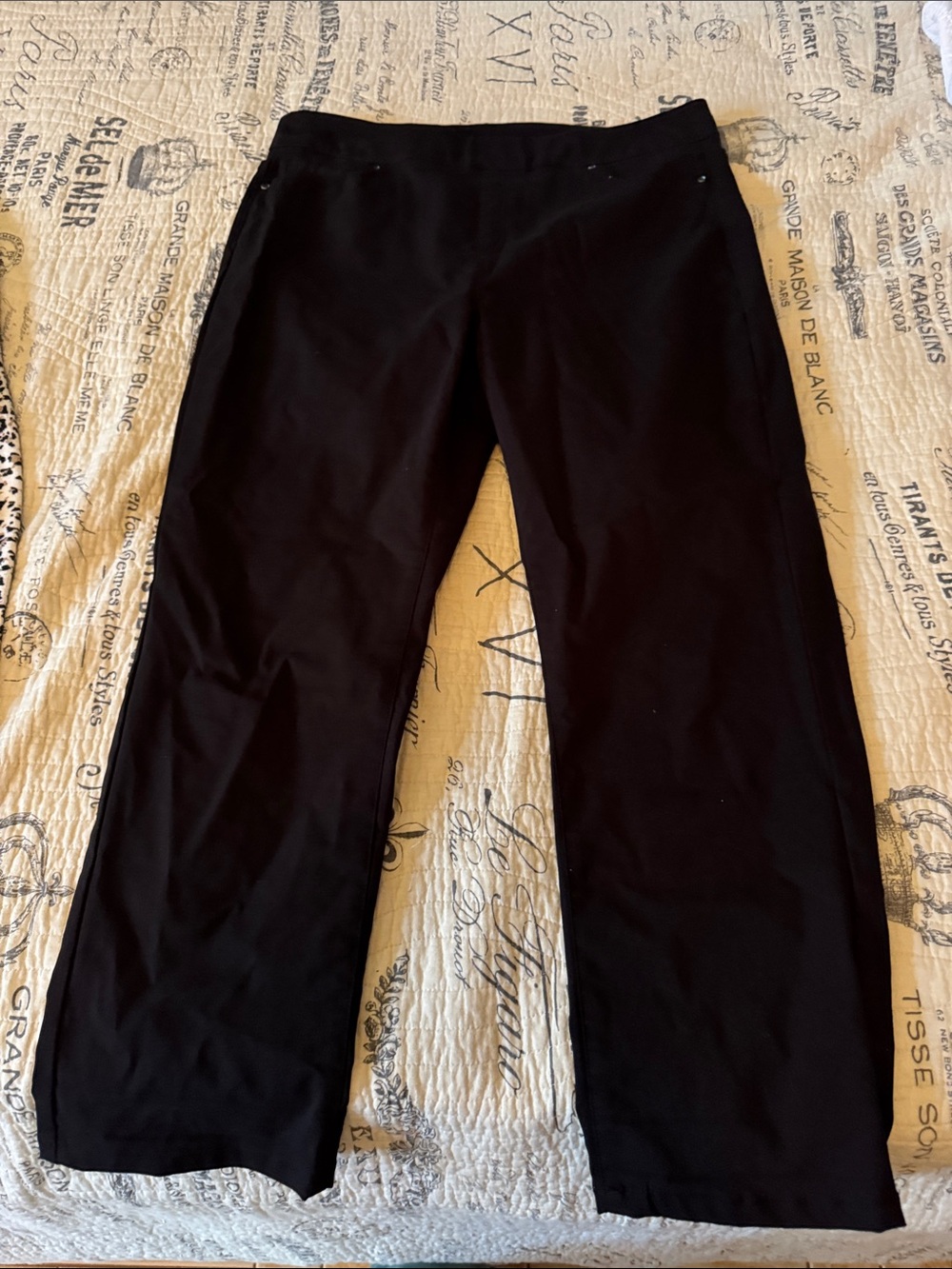 Mario Serrani Black Men’s Chinos - Straight Leg